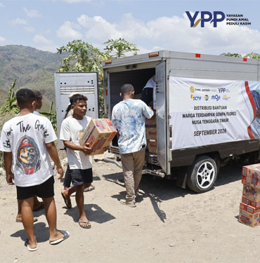 YPP Emtek Media Jangkau Manggarai Timur Salurkan Bantuan Gempa mamberamoraya dan Layanan Psikososial Anak